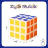  Rubik 3x3 QiYi mini 3cm Stickerless không viền - ZyO Rubik 