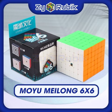  Rubik Meilong 6x6 - Đồ Chơi Trí Tuệ - Khối Lập Phương 6 Tầng Stickerless - Zyo Rubik 