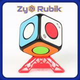  Rubik Biến Thể 1x1 Combo QiYi O2 Standard Cube + Đế QiYi DNA Full Màu - ZyO Rubik 