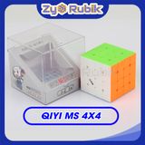  Rubik 4x4 QiYi MS 2020 stickerless Không Viền (Có nam Châm- Hãng Mod M) - ZyO Rubik 