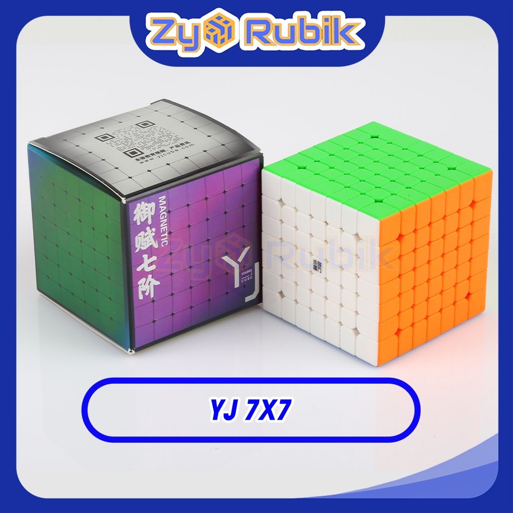  Rubik 7x7 YJ V2M - Đồ Chơi Trí Tuệ Khối Lập Phương 7 Tầng Stickerless Không Viền Có Nam Châm - Zyo Rubik 