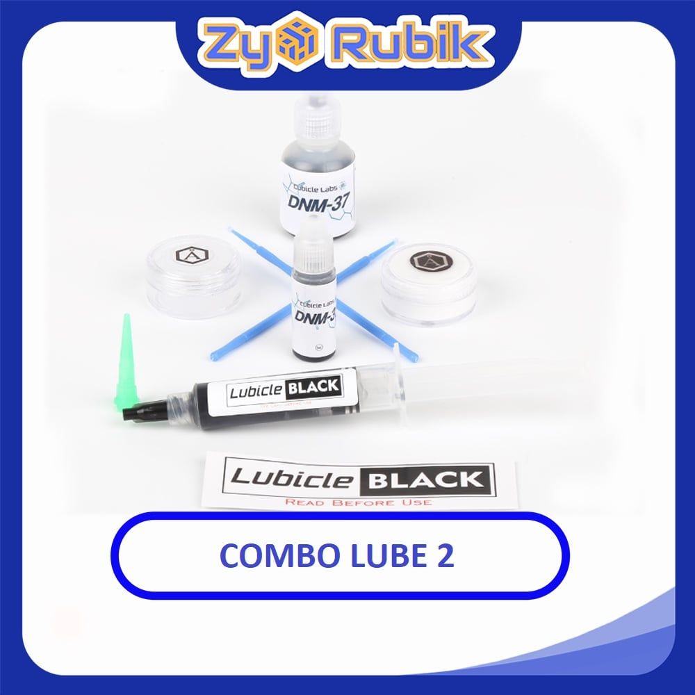  [Combo Lube Rubik 2] Dầu bôi trơn rubik combo Angstrom & Lubicle Black & DNM-37 - Zyo Rubik 