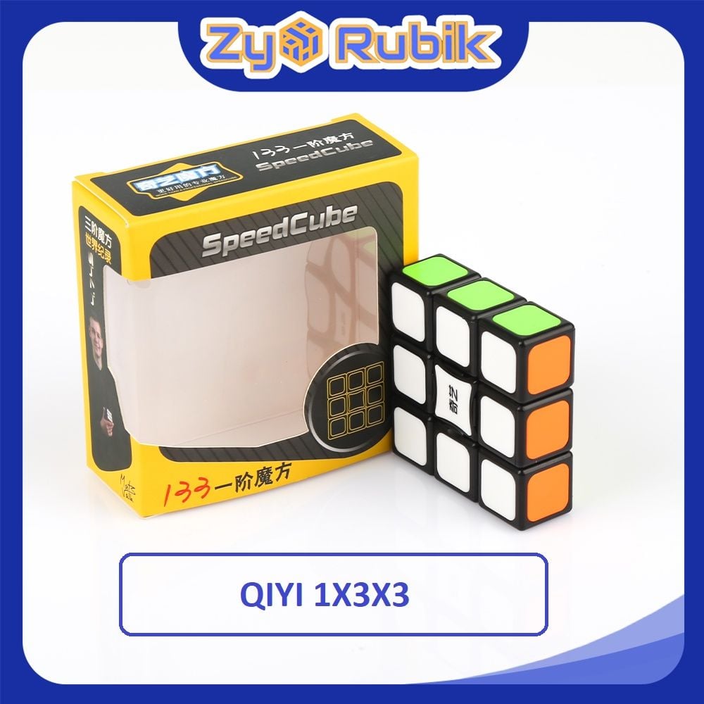  Rubik Biến Thể 1x3x3 QiYi Black - QIYI SUPER FLOPPY 1X3X3 - ZyO Rubik 