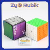  Rubik 7x7 YJ V2M - Đồ Chơi Trí Tuệ Khối Lập Phương 7 Tầng Stickerless Không Viền Có Nam Châm - Zyo Rubik 