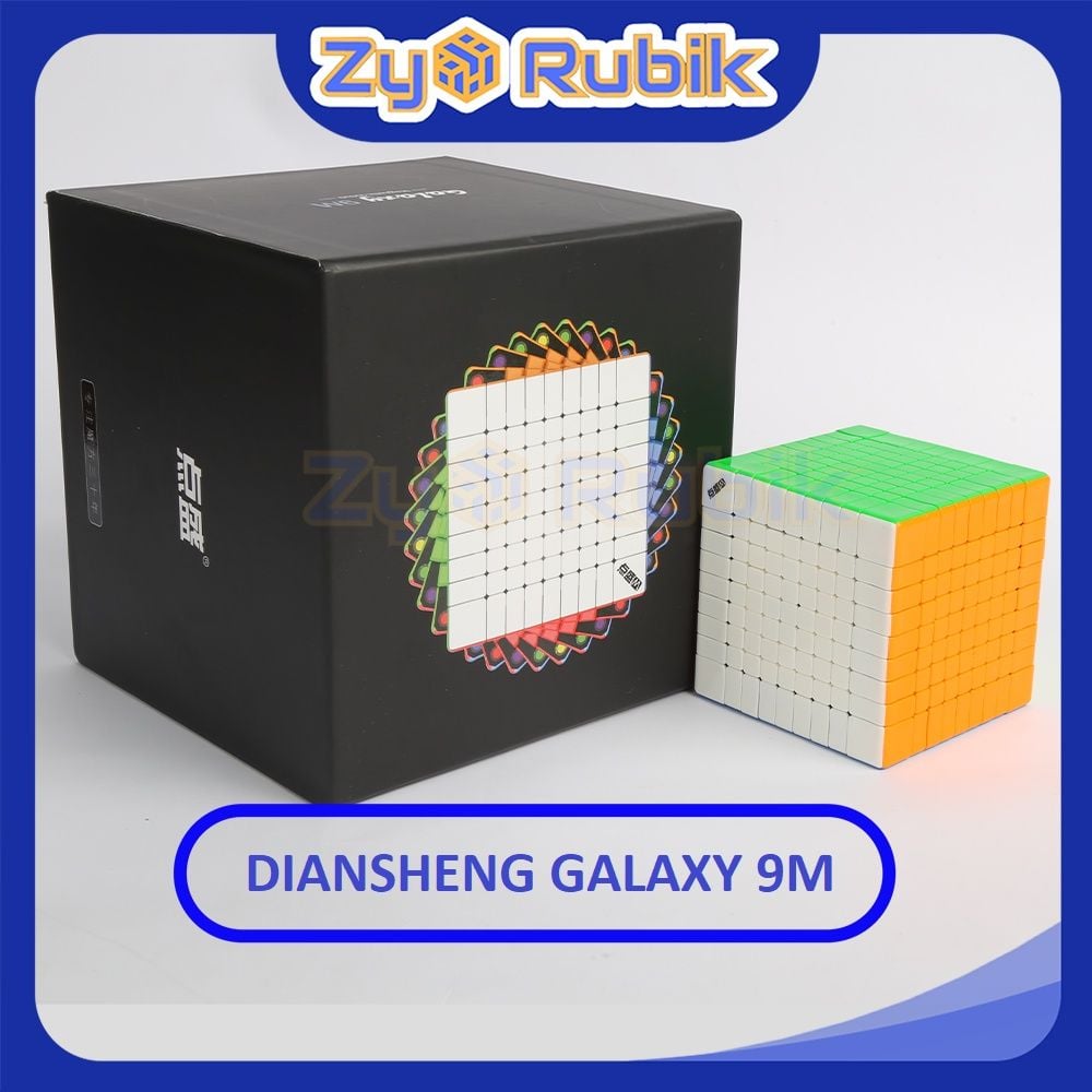  Rubik Big Cube Diansheng Galaxy 8M 9M 10M- Rubik Diansheng 8x8 9x9 10x10 Stickerless Có Nam Châm- Zyo Rubik 
