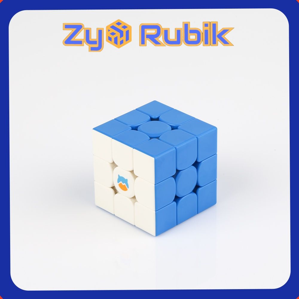  Rubik 3x3 GAN Monster Go Cloud Blue - Đồ Chơi Trí Tuệ Khối Lập Phương 3 Tầng (Stickerless Xanh Dương) - Zyo Rubik 