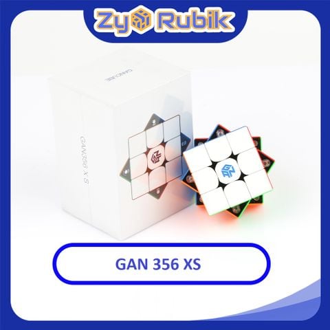  Rubik 3x3 Gan 356 XS Stickerless/ Gan 356 XS Stickerless (Có Nam Châm) - Zyo Rubik 