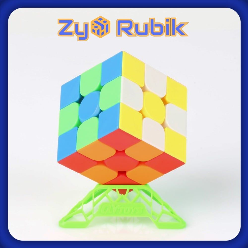  Rubik 3x3 - Moyu Meilong 3C + Đế QiYi DNA ( Full màu ) - ZyO Rubik 