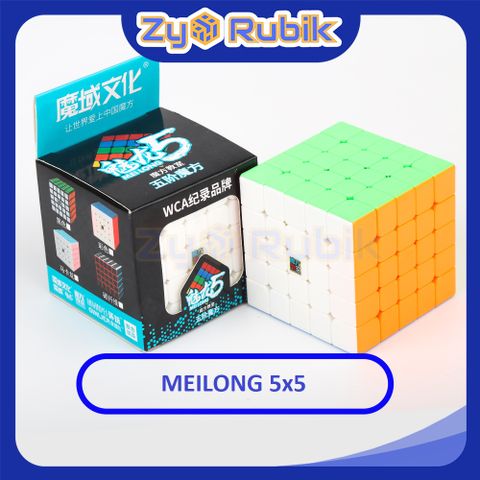  Rubik 5x5/Meilong 5 - Đồ Chơi Trí Tuệ - Khối Lập Phương 5 Tầng Stickerless - Zyo Rubik 