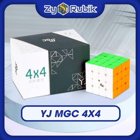  Rubik 4x4 YJ MGC 4x4 UV Stickerless/ Rubik 4x4x4 YongJun MGC 4x4 Không Viền (Hãng mod Nam châm) - Zyo Rubik 