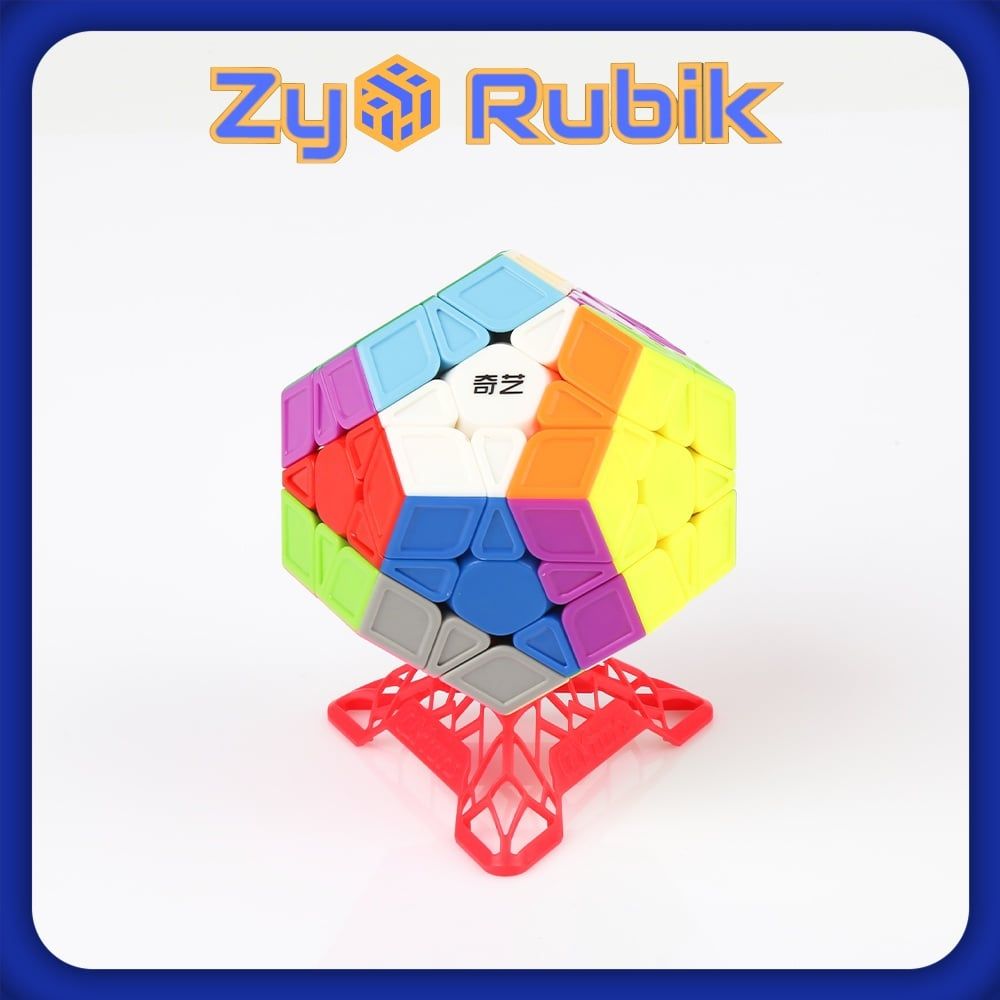  Rubik Biến Thể Combo QiYi Megaminx + Đế QiYi DNA Full Màu - ZyO Rubik 
