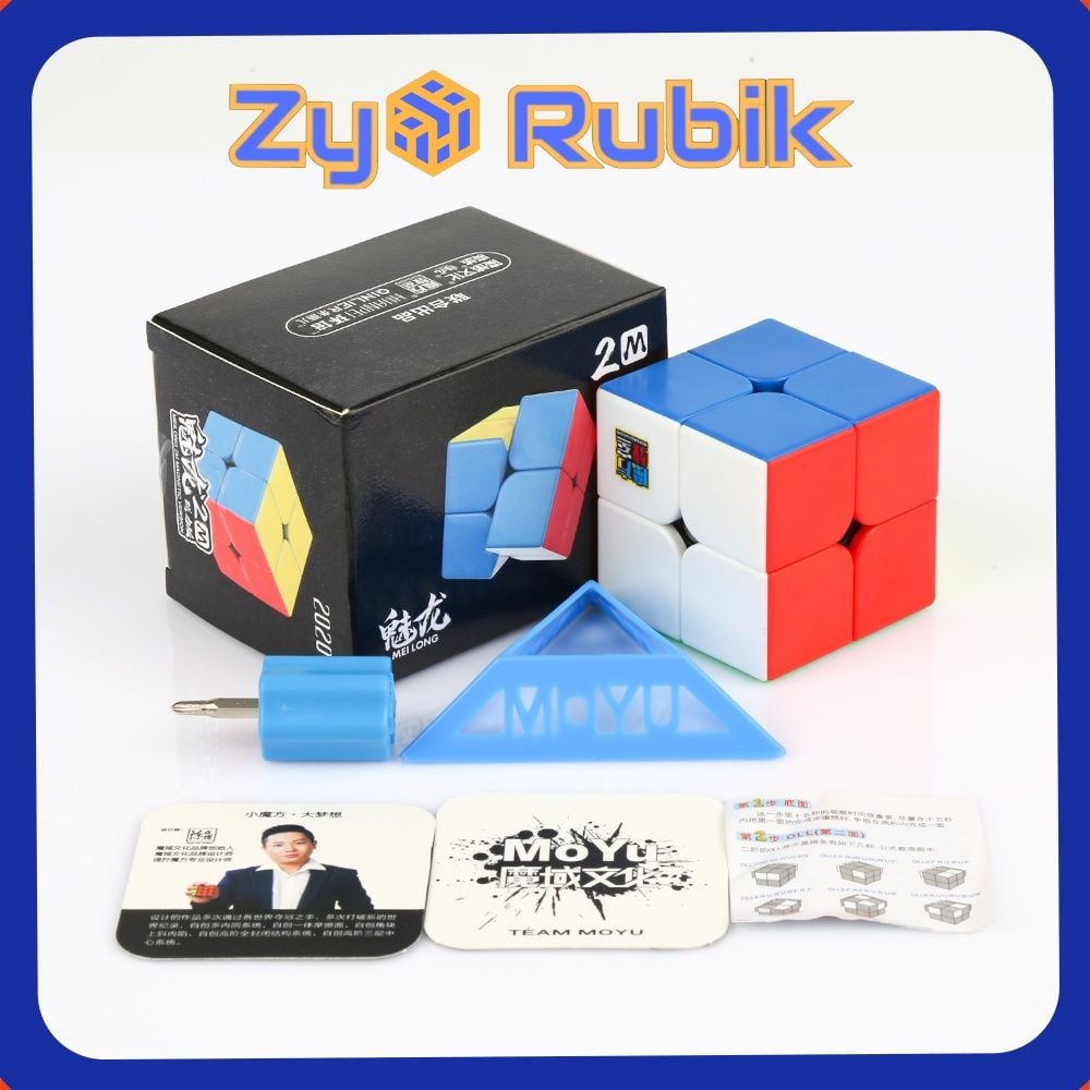  Rubik 2x2 MoYu MeiLong 2M M Series MoYu M MeiLong M Rubic 2 Tầng Nam Châm Stickerless - ZyO Rubik 