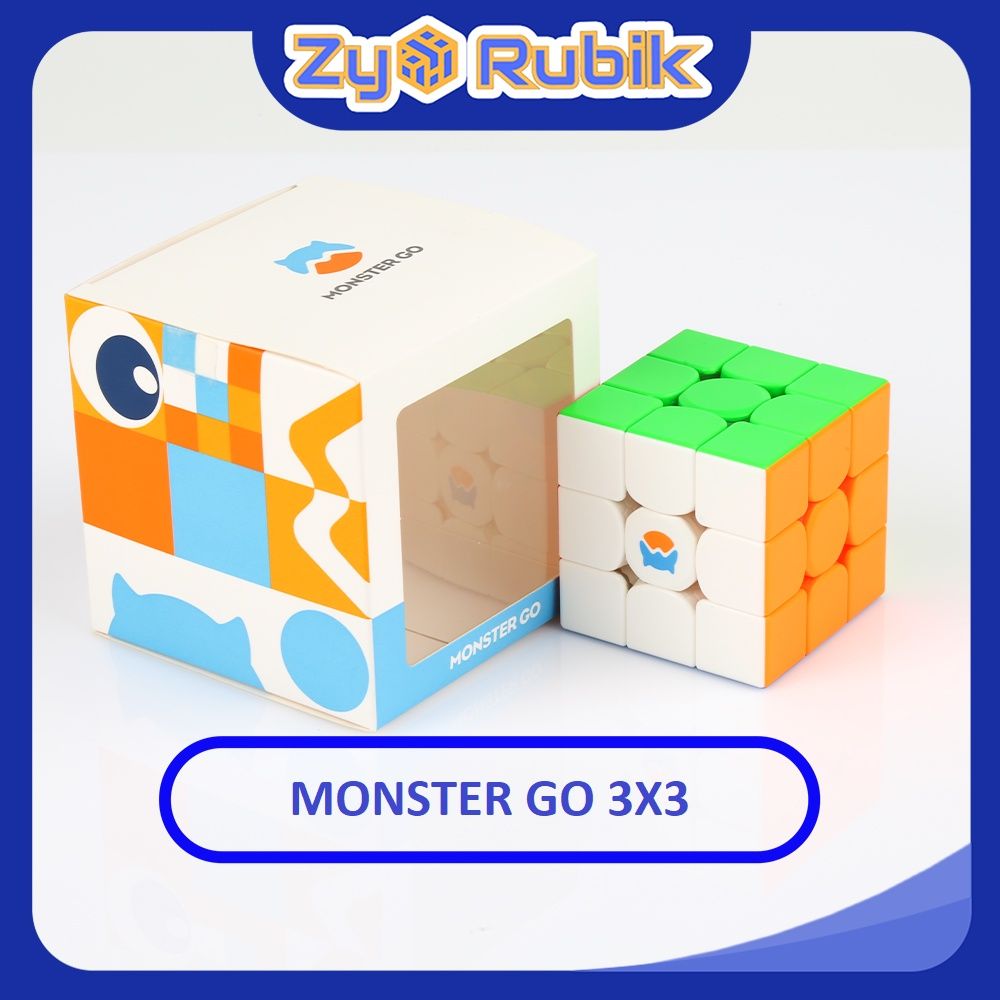  Rubik 3x3x3 GAN monster go Stickerless - Đồ Chơi Rubik 3 Tầng - ZyO Rubik 