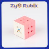  Rubik 3x3x3 GAN Monster Go Cloud Pink (Stickerless hồng) - Đồ Chơi Rubik 3 Tầng - ZyO Rubik 