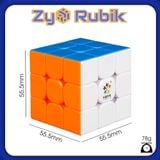  Rubik 3x3 - Yuxin Little Magic M 2020 - Đồ Chơi Rubik 3 Tầng Có Nam Châm Stickerless - ZyO Rubik 