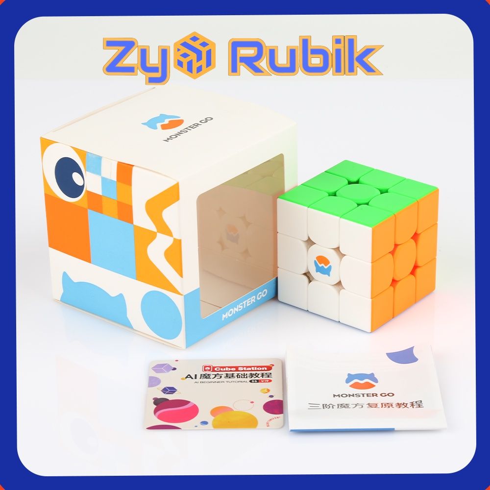  Rubik 3x3x3 GAN monster go Stickerless - Đồ Chơi Rubik 3 Tầng - ZyO Rubik 