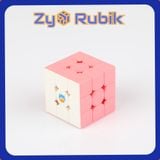  Rubik 3x3x3 GAN Monster Go Cloud Pink (Stickerless hồng) - Đồ Chơi Rubik 3 Tầng - ZyO Rubik 