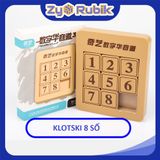  Klotski - Đồ Chơi Trí Tuệ - Xếp Hình Trượt 8 Số Có Nam Châm - Zyo Rubik 