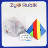  Rubik Pyraminx QiYi MS Magnetic 2020 stickerless (Có nam Châm- Hãng Mod M) - ZyO Rubik 