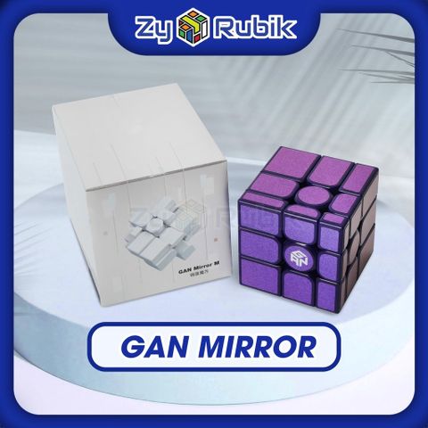  Rubik gương - Gan Mirror - Đồ Chơi Trí Tuệ Biến Thể Cao Cấp ( Hãng Mod Nam Châm ) - Zyo Rubik 