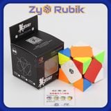  Rubik Biến Thể - Xman Skewb - Đồ Chơi Trí Tuệ - Qiyi Xman Skewb Wingy Stickerless Có Nam Châm - Zyo Rubik 