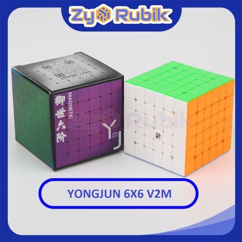  Rubik 6x6 - YJ - Đồ Chơi Trí Tuệ - Khối Lập Phương 6 Tầng Stickerless ( Có Nam Châm ) - Zyo Rubik 