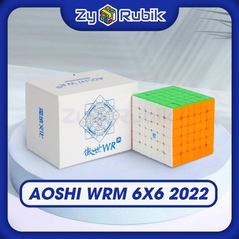  Rubik 6x6 Aoshi WRM 2022 - Moyu Aoshi WRM 2022 - Đồ Chơi Trí Tuệ - Khối Lập Phương 6 Tầng - Zyo Rubik 