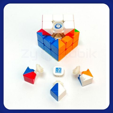  [ Phiên Bản Mới] Rubik 3x3x3 Moyu Rs3m 2020 UV- Rubic 3 Tầng Phủ Lớp UV Chống Bám Vân Tay- Zyo Rubik 