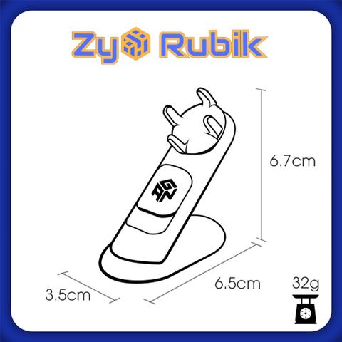  [Phụ kiện rubik] Đế Rubik Gan/ Gan Cube Display Stand - ZyO Rubik 