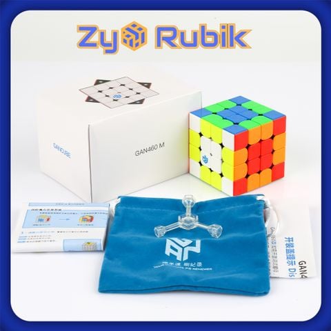  Rubik Gan 460 M - Đồ Chơi Tri Tuệ Khối Lập Phương 4 Tầng Nam Châm Dòng Cao Cấp Flagship - ZyO Rubik 
