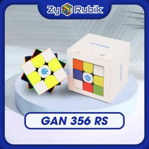  Rubik 3x3 Gan 356 RS V1-V2 - Rubic 3x3 cao cấp đến từ hãng Gan - Zyo Rubik 