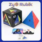  [Rubik biến thế] Rubik Kim Tự Tháp Meilong Pyraminx M Stickerless không viền ( Có nam châm ) - ZyO Rubik 