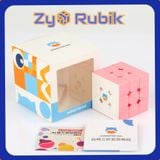  Rubik 3x3x3 GAN Monster Go Cloud Pink (Stickerless hồng) - Đồ Chơi Rubik 3 Tầng - ZyO Rubik 