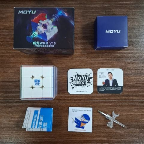  (Đã bán) Rubik 3x3 - Moyu Weilong WRM V10 20-Magnet Ball Core Maglev UV - Rubik 2Hand 