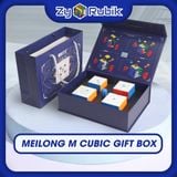  Bộ Sưu Tập Rubik Meilong M Gift Box 2x2/3x3/4x4/5x5 Stickerless Có Nam Châm - Zyo Rubik 