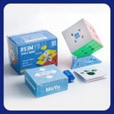  Rubik 2023 Moyu RS3m V5 5 Phiên Bản Magnetic/ Maglev/ Ballcore UV Kèm Đế Robot- Rubik Rs3m V5 Stickerless- Zyo Rubik 