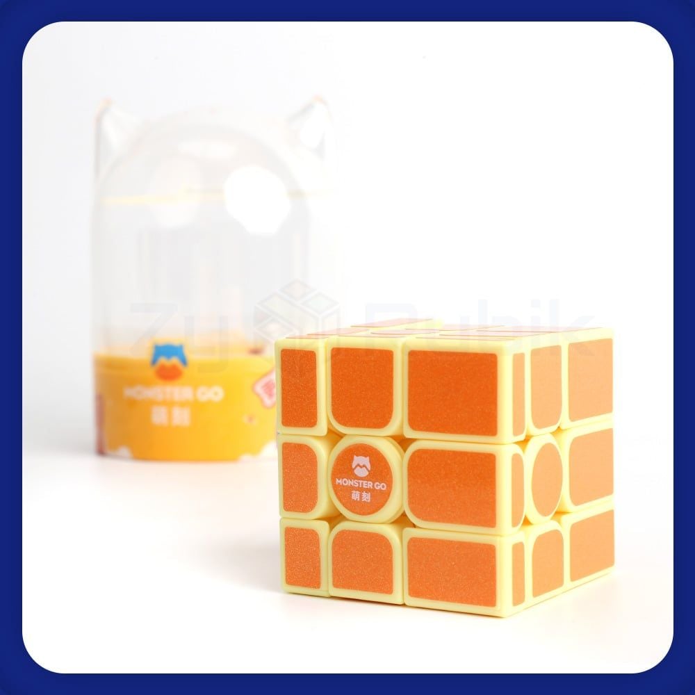  Rubik Biến Thể Gan Monster Go Mirror Orange - Rubic Gương Màu Cam- Đồ Chơi Trí Tuệ- Zyo Rubik 