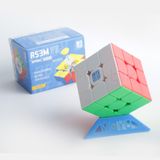  Rubik 2023 Moyu RS3m V5 5 Phiên Bản Magnetic/ Maglev/ Ballcore UV Kèm Đế Robot- Rubik Rs3m V5 Stickerless- Zyo Rubik 