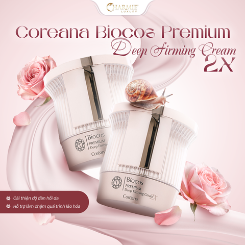  Kem dưỡng chống lão hóa săn chắc da Coreana Biocos Premium Deep Firming Cream 2x 