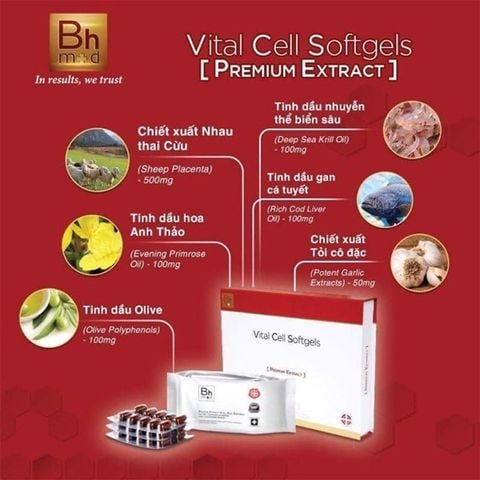 VIÊN UỐNG VITAL CELL SOFTGELS MARINE PREMIUM 