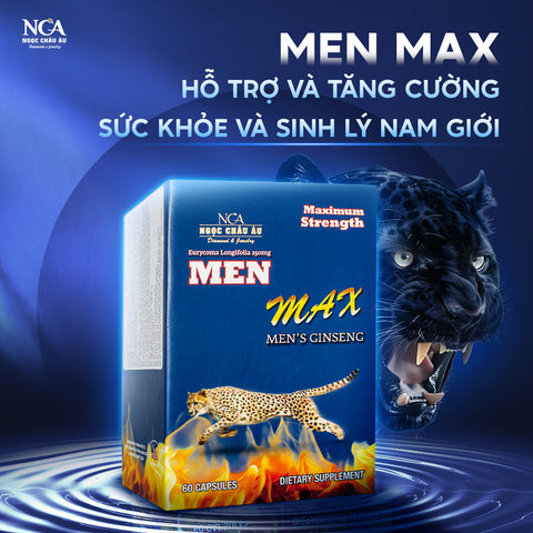  MEN MAX HỖ TRỢ VÀ TĂNG CƯỜNG SỨC KHỎE VÀ SINH LÝ NAM GIỚI 