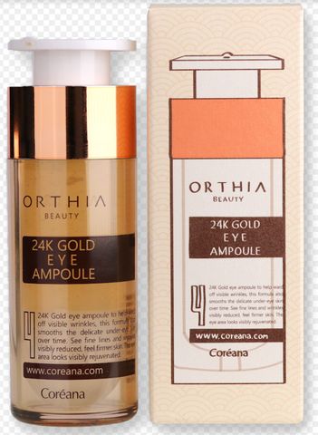 Tinh chất vảy vàng 24k Coreana ORTHIA 24K Gold Eye Ampoule (MAT) 