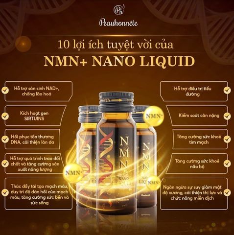  Thức uống hồi sinh ty thể NMN Liquid (NMN) 