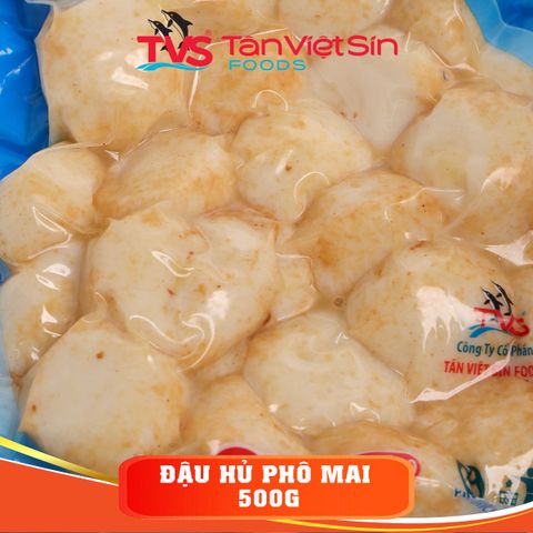  Đậu hủ phô mai TVS loại 500g 47-50viên/kg (chiên) 