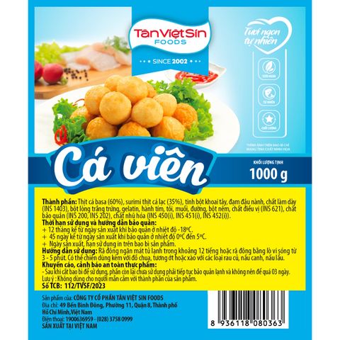  Cá viên ST 1000g 