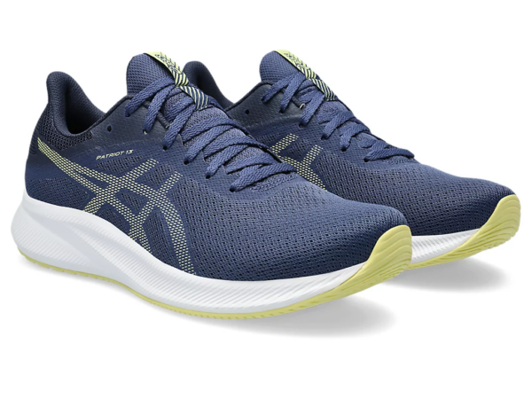  Giày Chạy Bộ Nam Asics Patriot 13 Deep Ocean/Glow Yellow 