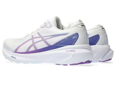  Giày Chạy Bộ Nữ Asics Gel Kayano 30 - White/Cyber Grape 