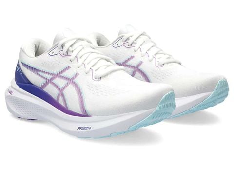  Giày Chạy Bộ Nữ Asics Gel Kayano 30 - White/Cyber Grape 