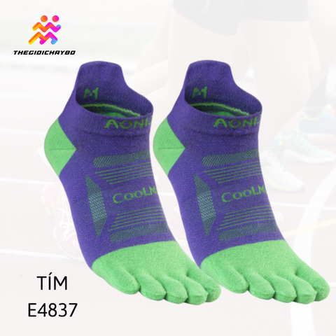  Vớ Xỏ Ngón Cổ Thuyền Aonijie E4837 - Purple 