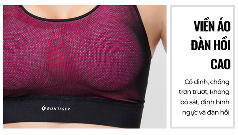  Áo Bra Nữ RunTiger 5328 - Màu Hồng 